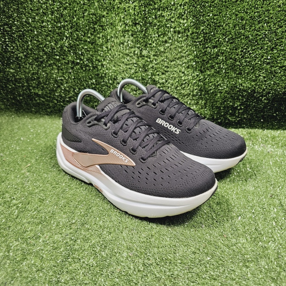 Brooks Ghost Max 3 Black Rose Gold Athletic Running Sneakers Womens Size 9